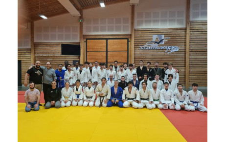 Entraînement test match JJB Andrézieux Bouthéon 